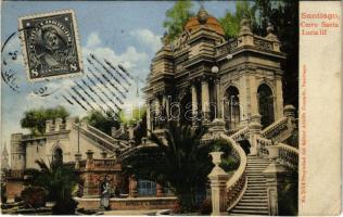 Santiago, Cerro Santa Lucia III. TCV card (EK)