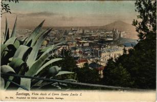 Santiago, Vista desde el Cerro Santa Lucia I. / general view