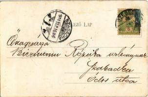 1904 Szeged, zsidó templom, zsinagóga. Pető Ernő kiadása (fl)