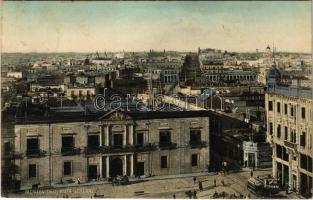 Montevideo, vista general / general view, shops, tram (Rb)