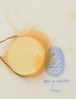 Herendi Viktória mintás tál. Jelzett, hátoldalára akasztó van ragasztva, hibátlan, d: 28,5 cm