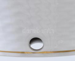 Herendi hecsedli mintás háncsnyomott felületű lámpatest. Jelzett, hibátlan, m: 28 cm