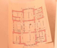 cca 1910 8 db klf. épület tervrajz, kézzel rajzolt, színezett és sokszorosított, 30x40 cm-ig