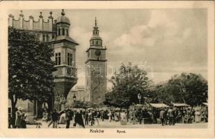 Kraków, Krakau; Rynek / cloth hall, town hall tower, market square (EK)