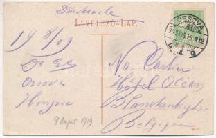 1909 Orsova, Vásár tér, piac / Marktplatz / market (EK)