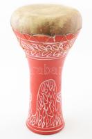 Darbuka dob. Kerámia, kopással, m: 41 cm