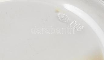 Ezüst(Ag) egyszemélyes hamuzó, 2 db, jelzett, d: 5,5 cm, nettó: 47,3 g