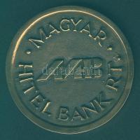 DN "Széchenyi István Gazdasági Társaság - MHB" nagyalakú Br plakett T:2