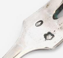 Ezüst(Ag) 6 db angol fazonú sajtvilla, jelzett, h: 12,5 cm, nettó: 96 g