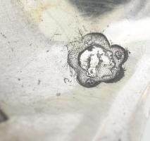 Ezüst(Ag) 6 db angol fazonú kávéskanál, jelzett, h: 11,7 cm, nettó: 94 g