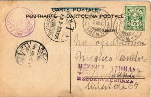 1906 Jungfraubahn, Eismeer, Gletscherpartie / glacier, mountain climber, winter sport (worn corners)