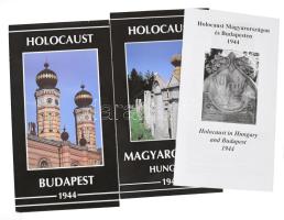 Holocaust Magyarországon és Budapesten 1944. (Névmutató és térképek). Bp., 2015, Hibernia Nova Kft. Kiadói tűzött papírkötés, két térkép-melléklettel.