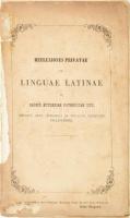 Andrei Racz :Reflexiones Privatae de Linguae Latinae in Sacris Ecclesiae Catholicae usu. Lipsiae 1945. Wigand. 94p. Sérült papírborítóval