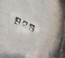 Ezüst(Ag) pecsétgyűrű jáspis kővel, jelzett, méret: 63, bruttó: 8,2 g