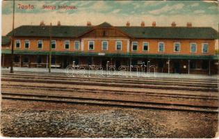1911 Jaslo, Stacya kolejowa / railway station (EB)