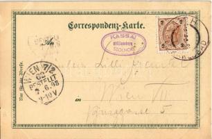 1898 (Vorläufer) Karlovy Vary, Karlsbad; Gruss vom Hans Heiling bei Karlsbad. litho