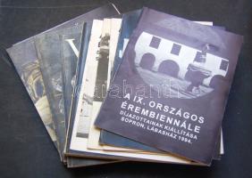 10db Érembiennálé katalógus az 1970-90-es évekből