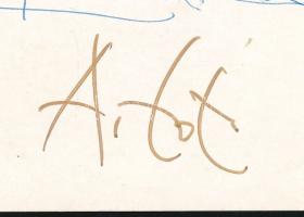 Amerigo Tot (1909-1985), kétoldalas mű: Amerigo Tot budai várban lévő műteremháza. Golyóstoll, papír...