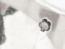 Ezüst(Ag) tejmerő kanál, jelzett, h: 21,5 cm, nettó: 86 g