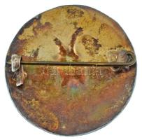 India 1966. "XXII. Nemzeti Játékok - Bangalore 1966" részben zománcozott fém jelvény (28mm...