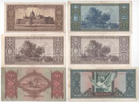 1932. 50P + 1945. 1.000.000P + 10.000.000P + 1946. 100.000.000P + 1.000.000MP + 1.000.000BP T:F,VG