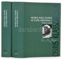 Nemes Nagy Ágnes: Az élők mértana I-II. Prózai írások. Bp., 2004, Osiris. Kiadói kartonált papírkötés, kiadói papír védőborítóval, II. kötet védőborítóján apró sérüléssel, máskülönben jó állapotban.