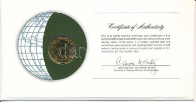 Csád 1978. 25Fr "Nemzetek pénzérméi" felbélyegzett borítékban, bélyegzésse T:UNC Tchad 197...