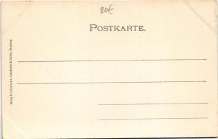 Aachen, Pontthor / gate. Knackstedt & Näther Art Nouveau, floral, ltiho (fl)