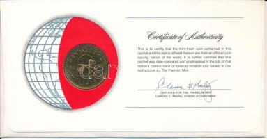 Ghána 1979. 50P "Nemzetek pénzérméi" felbélyegzett borítékban, bélyegzéssel T:AU
Ghana 19...