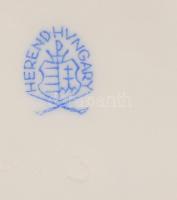 4 darab sérült / restaurált Herendi tárgy, bonbonier, rózsa, figura