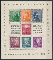 1938 Eucharisztikus blokk (10.000) (ránc / crease)