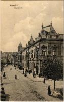 1912 Miskolc, Városház tér, Szlavkovszky üzlete. Ferenczi B. kiadása