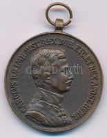 1917. "Károly Bronz Vitézségi Érem" öntött bronz kitüntetés mellszalag nélkül. Szign.: Kautsch T:XF Hungary 1917. "Bronze Gallantry Medal" cast bronze decoration without ribbon. Sign.: Kautsch C:XF NMK.: 310.