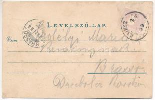 1899 (Vorläufer) Csíkszereda, Szereda, Mercurea Ciuc; Gyimesi vasútállomás, Megyeház, Györgyjakab Má...