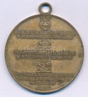 Orosz Birodalom 1907. "Jubileumi emlékérem" bronz kitüntetés, mellszalag nélkül, "F. ...