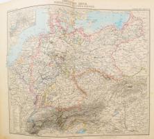 Stieler's Handatlas über alle Theile der Erde un über das Weltgebäude. Gotha, ca 1880, Justus P...