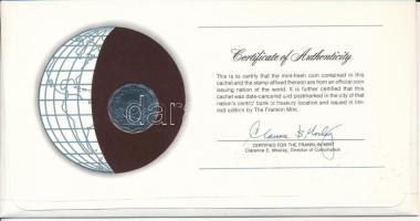 Irak 1975. 5f "Nemzetek pénzérméi" felbélyegzett borítékban, bélyegzéssel T:AU
Iraq 1975....