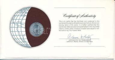 Kongó 1976. 1Fr "Nemzetek pénzérméi" felbélyegzett borítékban, bélyegzéssel T:AU
Congo 19...