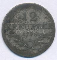 Ausztria 1795A 12kr Ag T:F patina
Austria 1795A 12 Kreutzer Ag C:F patina
Krause KM#2137