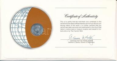 Mozambik 1980. 50c "Nemzetek pénzérméi" felbélyegzett borítékban, bélyegzéssel T:AU 
Moza...