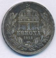 1915KB 1K Ag "Ferenc József" T:XF patina, kis ph
Adamo K5.1