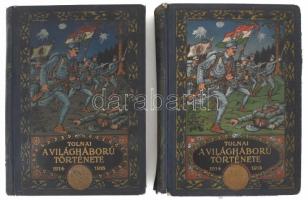 Zigány Árpád: Tolnai: A világháború története 1-2. kötet. 1. kötet: 1914-1915. 2. kötet: 1914-1916.Diplomáciai okiratok, hivatalos jelentések, szemtanuk hiteles följegyzései és eredeti adatok nyomán. Bp., é.n., Magyar Kereskedelmi Közlöny, 448+398 p. Gazdag fekete-fehér képanyaggal illusztrált. Kiadói festett, aranyozott egészvászon-kötés, sérülésekkel, laza kötés