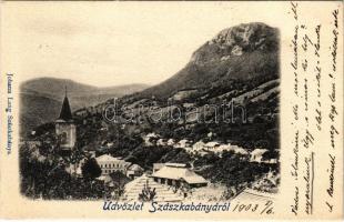 1903 Szászkabánya, Németszászka, Sasca Montana; Johann Lang (EK)