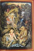 Traditional russian fairy tales.reflected in laquer miniatures. Szentpétervár, 2009, Yarky Gorod, ki...