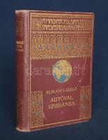 Almásy László: Autóval Szudánba. Első autó-utazás a Nilus mentén. Vadászatok angol-egyiptomi Szudánban. Cholnoky Jenő előszavával. 83 képpel. [Második kiadás.] Budapest, [1930]. Lampel R. - Wodianer F. és Fiai (Franklin ny.) 1 t. (címkép) + 240 p. + 28 t. (kétoldalas táblákon fotóanyag). + 1 térkép (az első kiadásból származó, bekötött, kétszínnyomású térkép, csonka). Az Almásy László és Esterházy Antal közös afrikai felfedező- és vadászútjáról szóló beszámoló először 1929-ban jelent meg, ezt a kiadást két éven belül két kiadás követte. Az egyes kiadások közti különbség csupán a táblák számában, az illusztrációs anyagban és a térkép meglétében vagy nem létében körvonalazható. Az 1929. évi első kiadás 83 fényképpel és 1 kihajtható térképpel rendelkezik. Példányunk a szintén 83 fényképpel díszített, de címlapja szerint a térképet nélkülöző 2. kiadásból származik. A harmadik kiadás, mely már csak 82 képet tartalmaz, és a térképet szintén mellőzi, 1931 első felében jelent meg. Példányunk különlegessége, hogy címlapja és illusztrációs anyaga szerint második kiadásúnak számító példányunkba bekötötték a kizárólag az első kiadásban szereplő térképet, ez utóbbi kétszínnyomású térkép példányunk esetében csonka, alsó harmada hiányzik. Az első előzéken Ex libris. (A Magyar Földrajzi Társaság könyvtára.) Vuray 26. Festett, díszesen, dúsan aranyozott, enyhén kopott kiadói egészvászon kötésben.