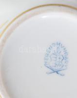 Herendi Rothschild mintás bonbonier. Jelzett, repedéssel, d: 8 cm