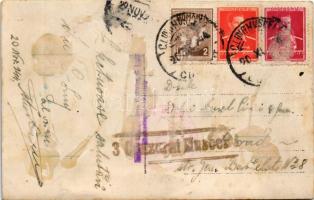 1944 Campulung Muscel, Hosszúmező, Kimpolung, Cimpolung (Arges); Orasul vízul de pe Dealul Flamanda....