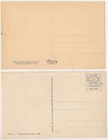 Budapest XXII. Budafok - 2 db régi város képeslap