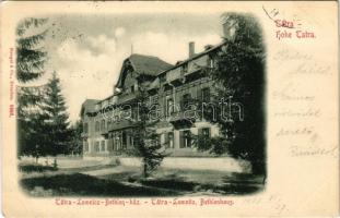 1901 Tátralomnic, Tatranská Lomnica (Magas-Tátra, Vysoké Tatry); Bethlen ház / Bethlenhaus / villa hotel