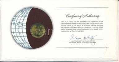 Dél-Korea 1979. 10W "Nemzetek pénzérméi" felbélyegzett borítékban, bélyegzéssel T:UNC,AU
...